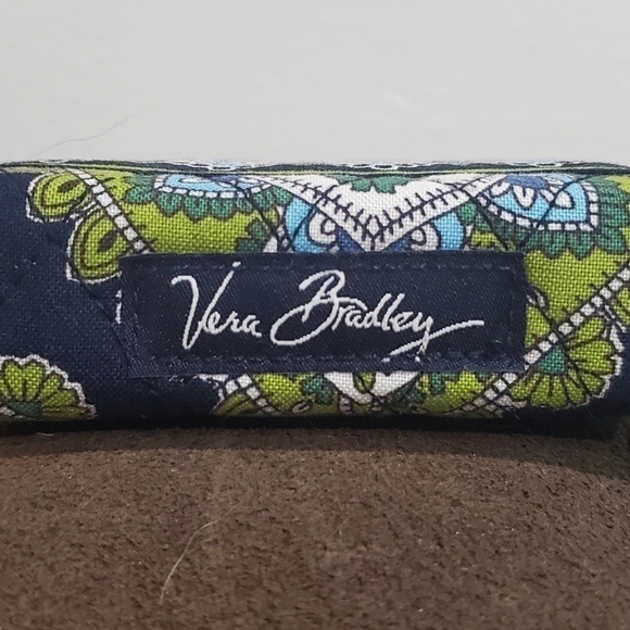 Vera Bradley Cambridge Navy Blue Green Quilted Pattern Note Box NWT - Picture 9 of 9